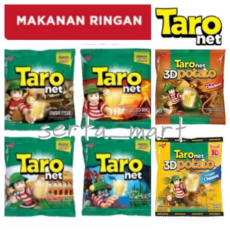 

Taro Net Seaweed 36gr / 65gr / Chiki Taro Net 3D / Mix / Potato BBQ / Tornado Cheese / Jungle Chicken