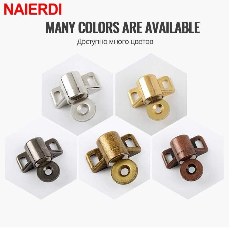 NAIERDI Penahan Pintu Lemari Magnetik Cabinet Damper Magnet - FA-03 Lemari Pintu Kamar Mandi Aksesoris Mobil Magnet Lemari Sliding Penahan Pintu Penutup Pintu Otomatis Door Stopper Penahan Pintu Rumah Penahan Pintu Magnet Penahan Pintu Mobil