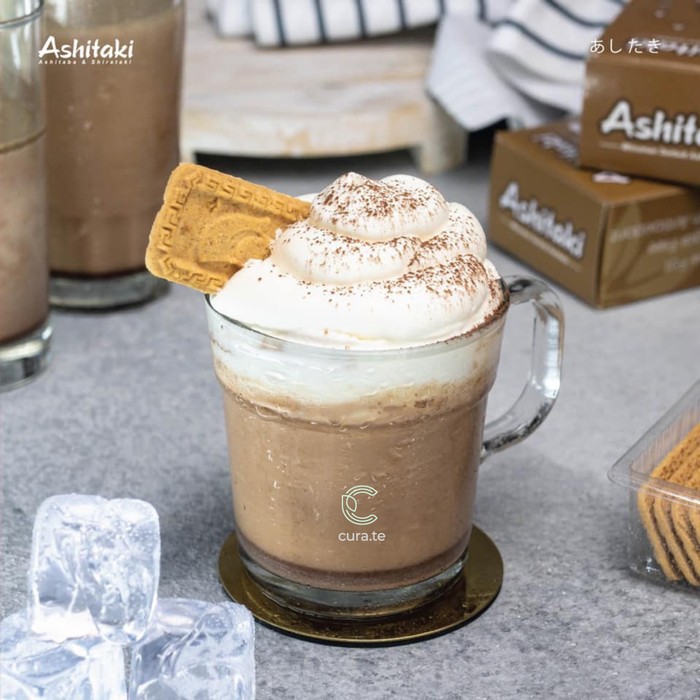 ASHITAKI CREAMY LATTE MINUMAN DIET RENDAH KALORI | MINUMAN BUBUK ANTIOKSIDAN STEVIA