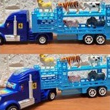 Mainan Anak Truk Kontainer Muatan Hewan