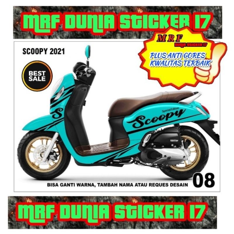 Sticker decal Scoopy 2021 Full Body Sticker Scoopy 2021 Full body Sticker Scoopy 2021 Full body 08