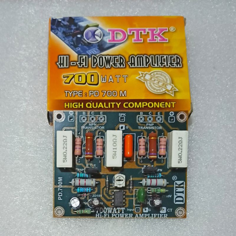 Kit HI-FI Power Amplifier 700W Mono DTK PD 700 M