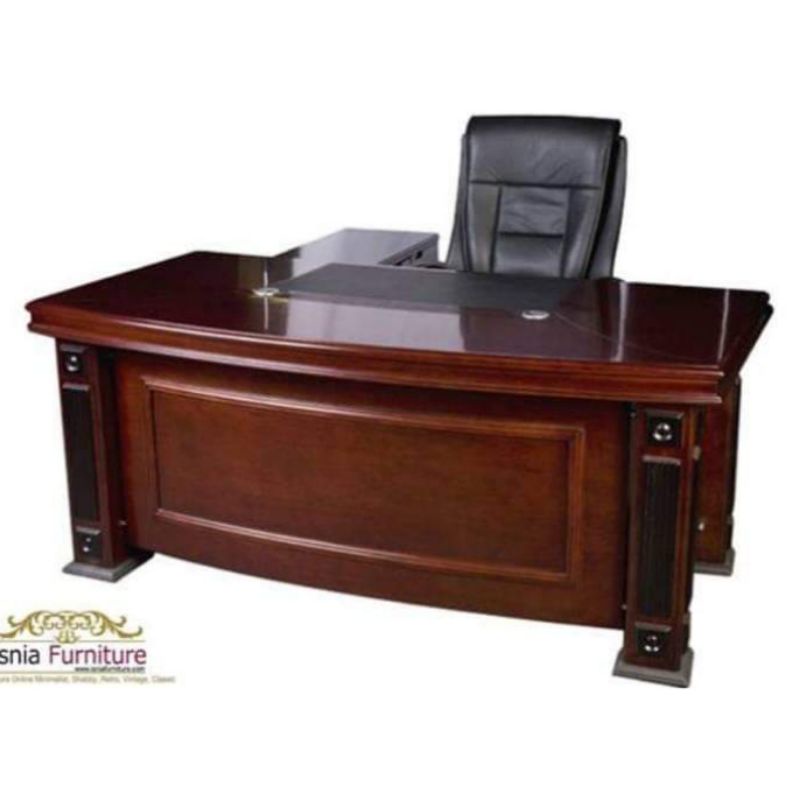 Meja Kantor Direktur Jati Ukir Jepara