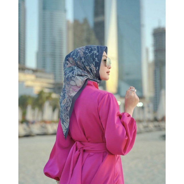 Dubai scarf Navy by buttonscarves XL