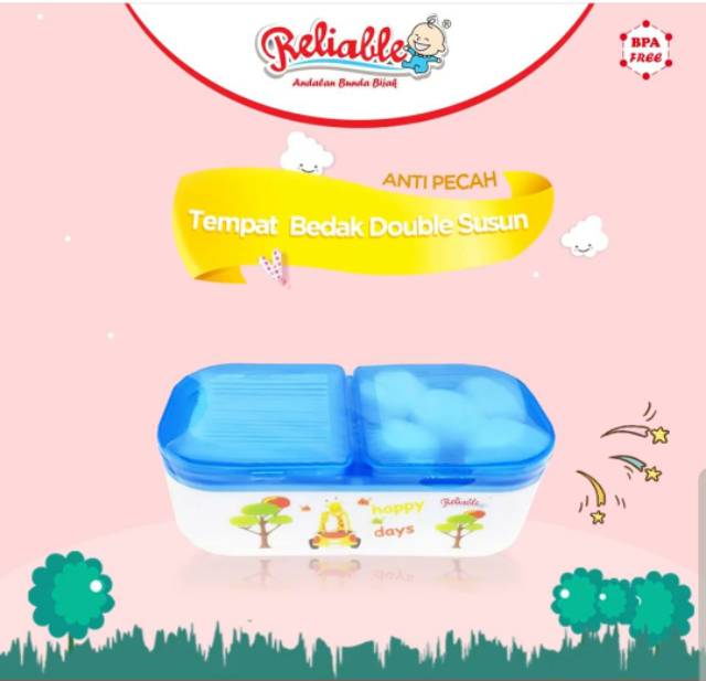 ♥BabyYank♥ RTB400 RELIABLE TEMPAT BEDAK DOUBLE SUSUN - TEMPAT BEDAK BAYI 2 SUSUN