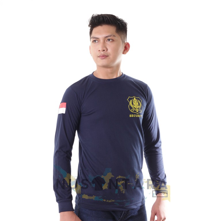 Kaos Security Kaos Satpam lengan Panjang Kaos Security Terbaru Kerah Pendek Satpam Terbaru