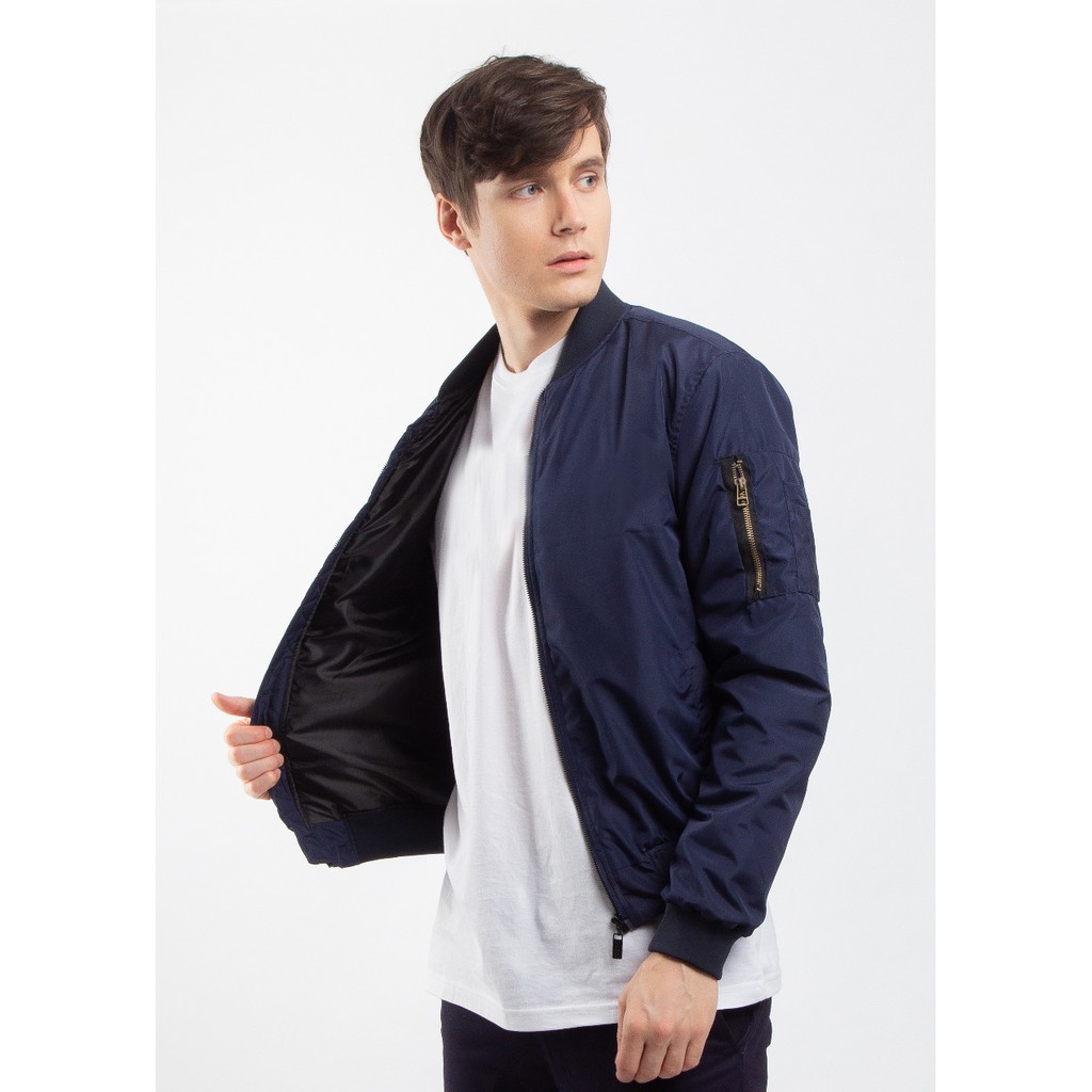 JAKET MURAH COCOK LEBARAN HARI RAYA / Erigo Bomber Erg Navy