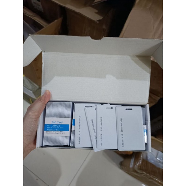 Clamshell Card Rfid 125Khz / Kartu Rfid 125 Khz Tebal / Proximity Card 125 Khz Clamshell / Kartu Rfid 125Khz Tebal Read Only Access Control Card