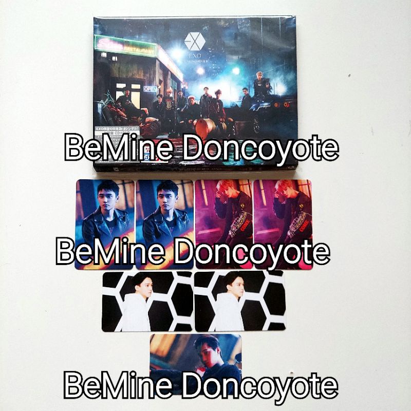 EXO COMING OVER ALBUM LIMITED EDITION CHANYEOL BAEKHYUN PHOTOCARD