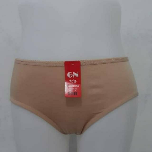 Celana dalam wanita golden nick warna muda / uk M L XL