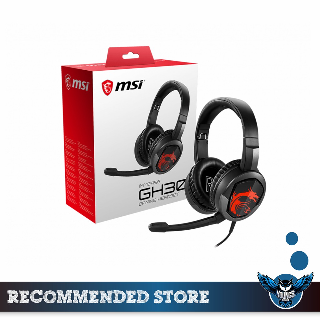 HEADSET MSI IMMERSE GH30 V2 GAMING