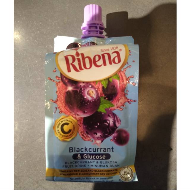 

Ribena blackcurrant and glucose 330ml minuman buah blackcurrant