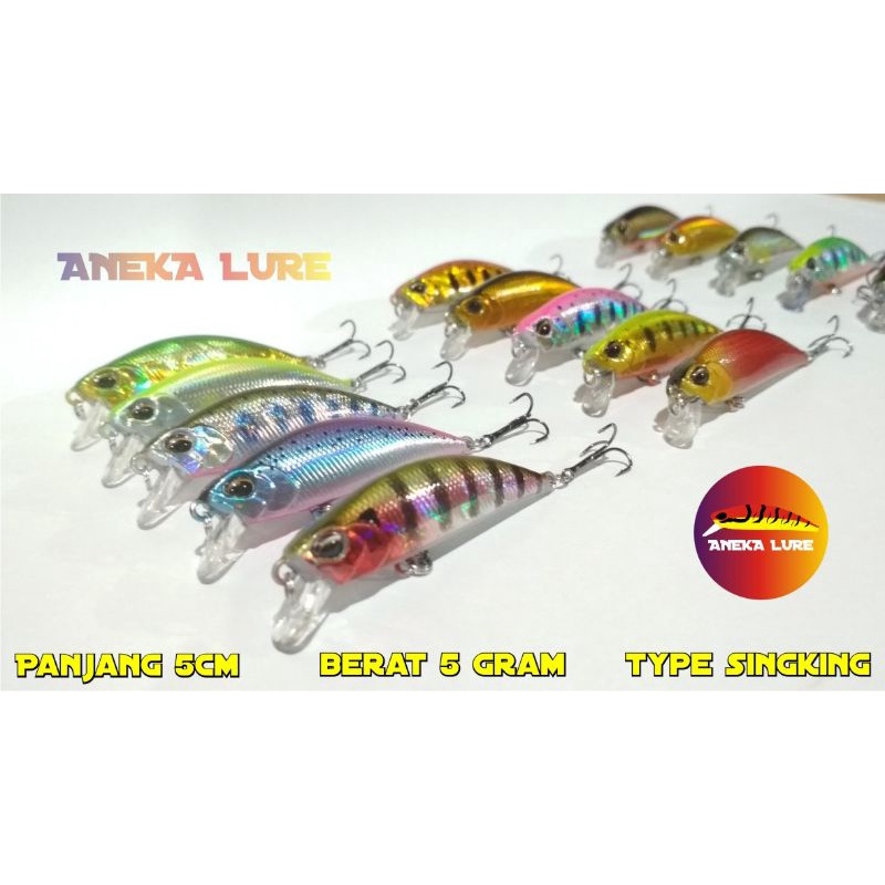 minnow king of lure 50s 5gram (copy terbaru)