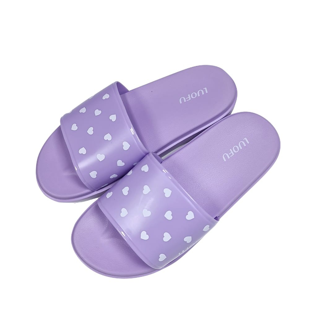 jelly sandal wanita slop luofu karet sendal cewek selop import E7200B11