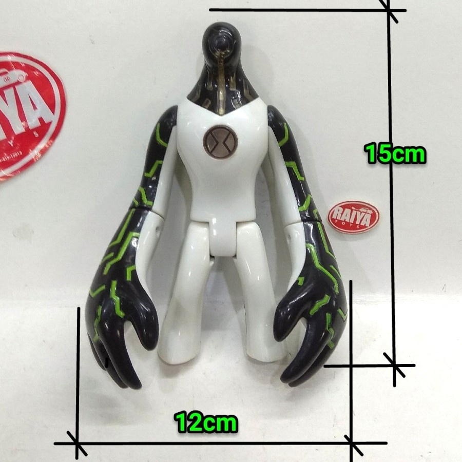 BEN 10 UPGRADE BIG FIGURE 6inc BEN10 ALIEN FORCE CLASSICS DNA bukan Omnitrix
