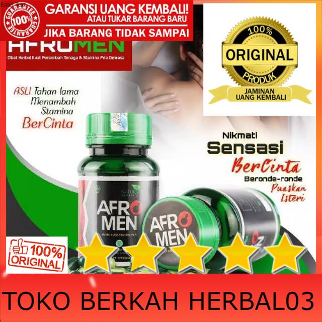 100% ASLI AFROMEN - ( Bisa Cod ) OBAT STAMINA PRIA HERBAL 100% ORIGINAL