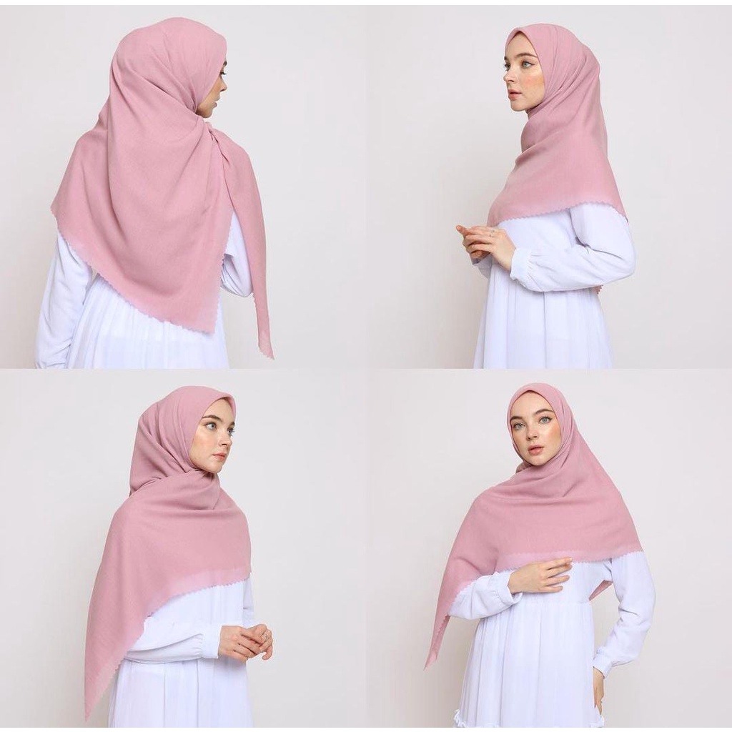 BISA COD-BEST SELLER HIJAB SEGIEMPAT PARIS VOAL PREMIUM SYAR'I LASERCUT KERUDUNG SEGIEMPAT VOAL PREMIUM ORIGINAL PASAR HIJAB