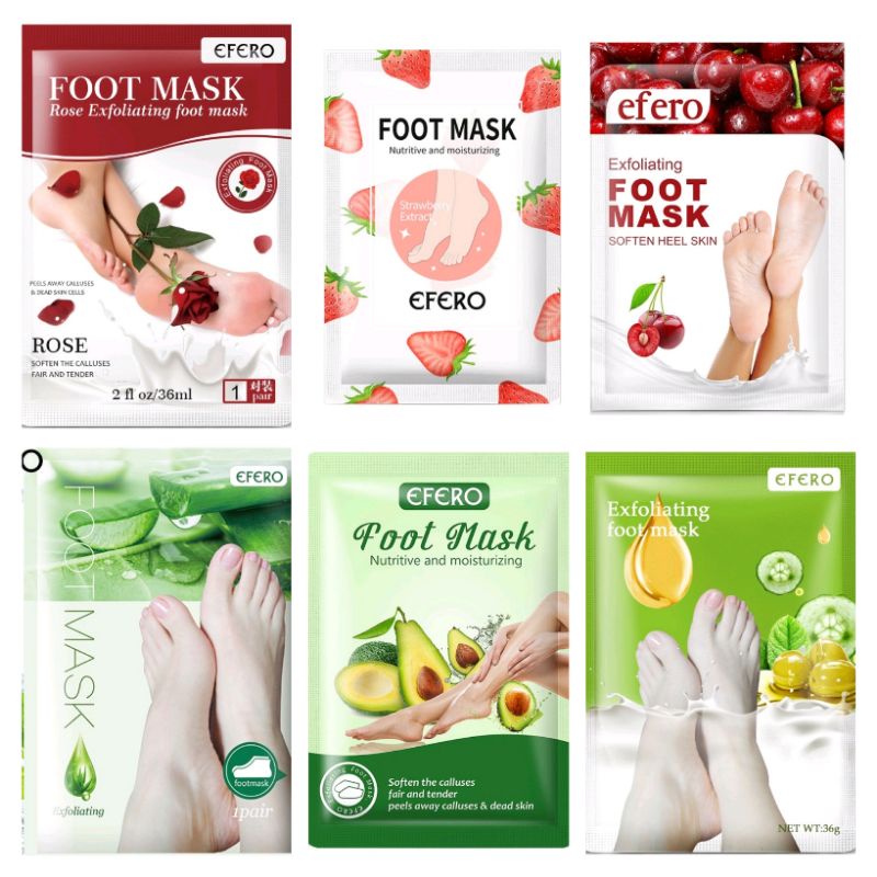 EFERO FOOT MASK - EFERO MASKER KAKI (PENGELUPAS KULIT MATI)