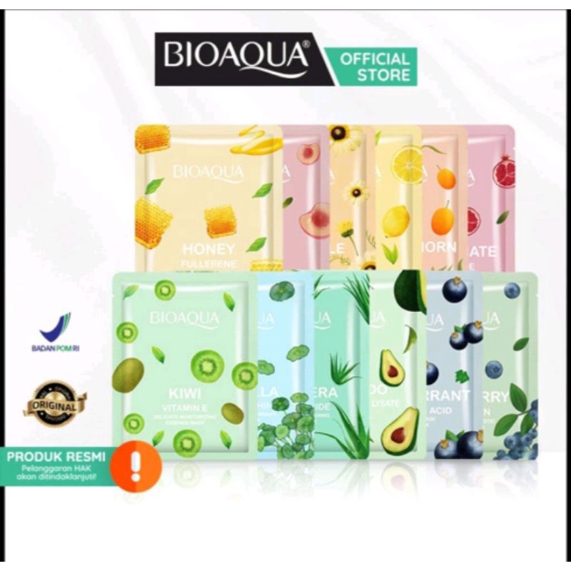 SHEET MASK BIOAQUA VIRAL // SHEET MASK BPOM