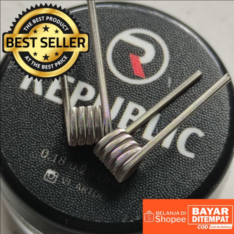 Harga sepasang Baby Alien coil meletek