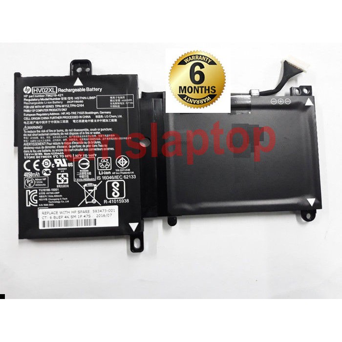 BATERAI HP PAVILION 11-F (HV02XL) ORI