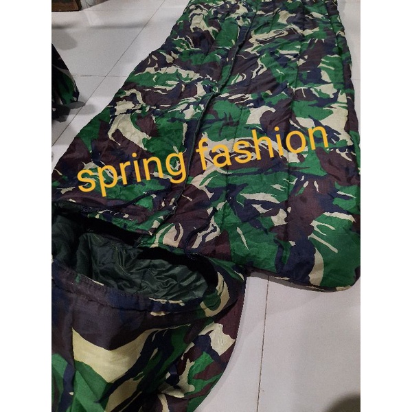 Sleeping Bag TNI Original Water Proof - Sleeping Bag Malvinas Pembagian TNI - Sleeping Bag Pembagian TNI