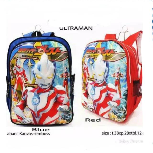 Tas anak karakter tas anak ultraman tas rangsel sekolah tk/sd