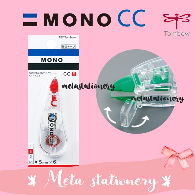 

Eklusif Correction Tape / Tip-Ex Tombow Mono Ct-Cc5 Red Berkualitas