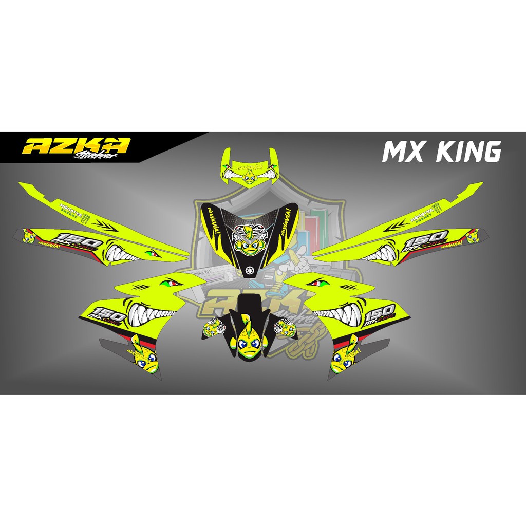 decal/ sticker variasi full body yamaha mx king/ sticker full body mx king