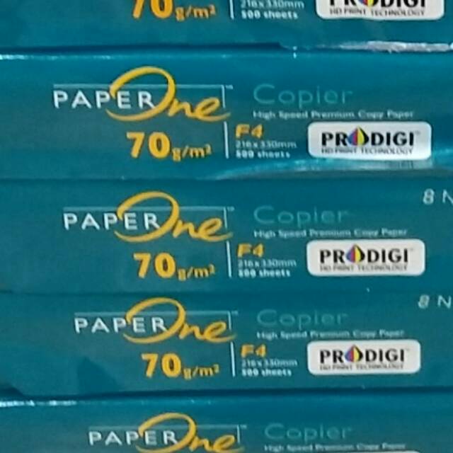 

Kertas HVS F4 70 gr gram gsm Paper One Paperone
