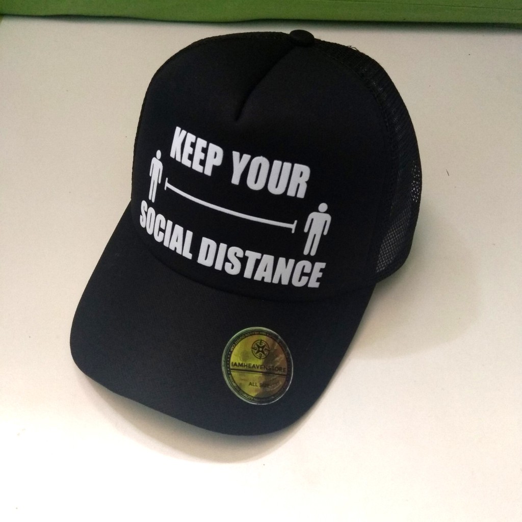 Topi Jaga Jarak Social Distance Corona