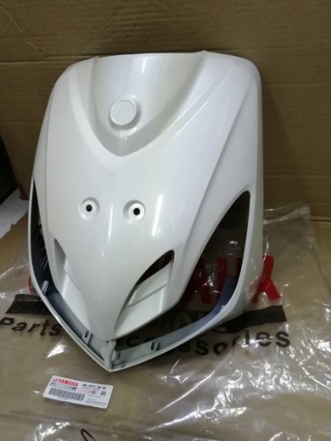 tameng panel depan mio smile 2008 putih orisinil ygp 28df831100ge