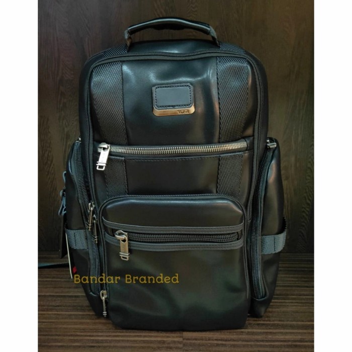 [ORIGINAL] RANSEL PRIA KULIT ASLI TUMI SHEPPARD DELUXE BACKPACK TAS DINAS IMPORT