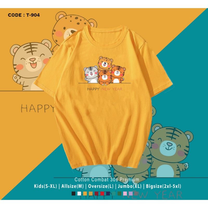 KAOS IMLEK TIGER LUCU/KAOS FAMILY IMLEK MACAN LUCU