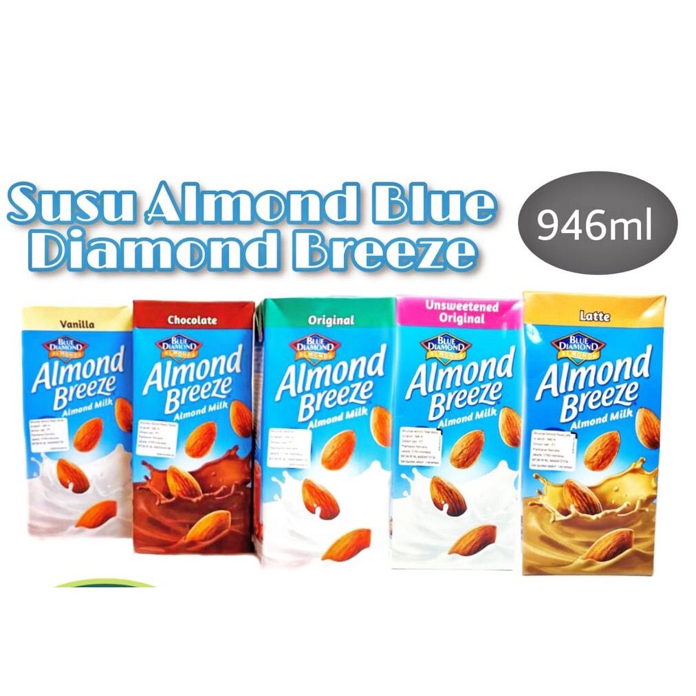 

Susu Blue Diamond Almond Breeze 946 ML