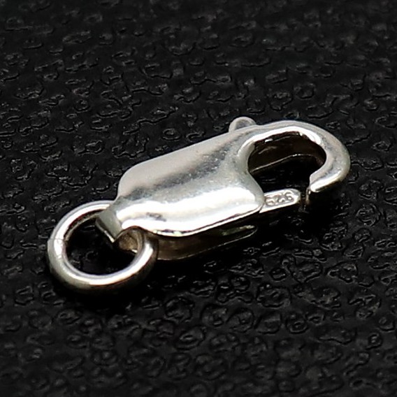 JUMBO SIZE | Kokot Udang Ukuran 18mm Bahan Perak 925 ASLI | Bahan Kait Kalung & Gelang | Kait Kalung