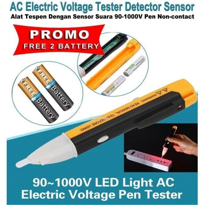 LED AC Electric Voltage Power Detector Sensor Tester Non-Contact Pen 50-1000V 