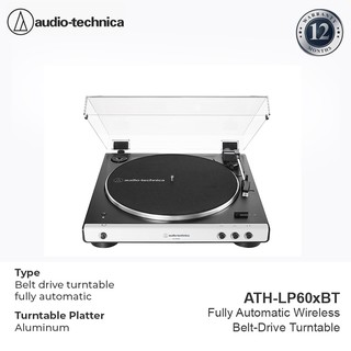 Audio-technica AT-LP60XBT Wireless Belt-Drive Stereo Turntable