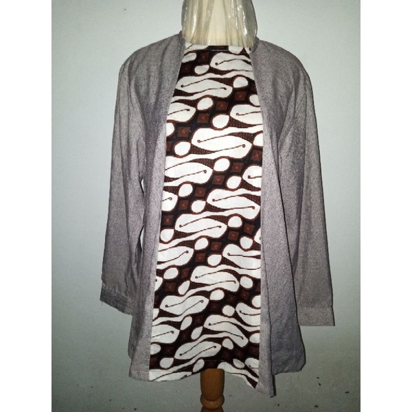 blus kombinasi batik