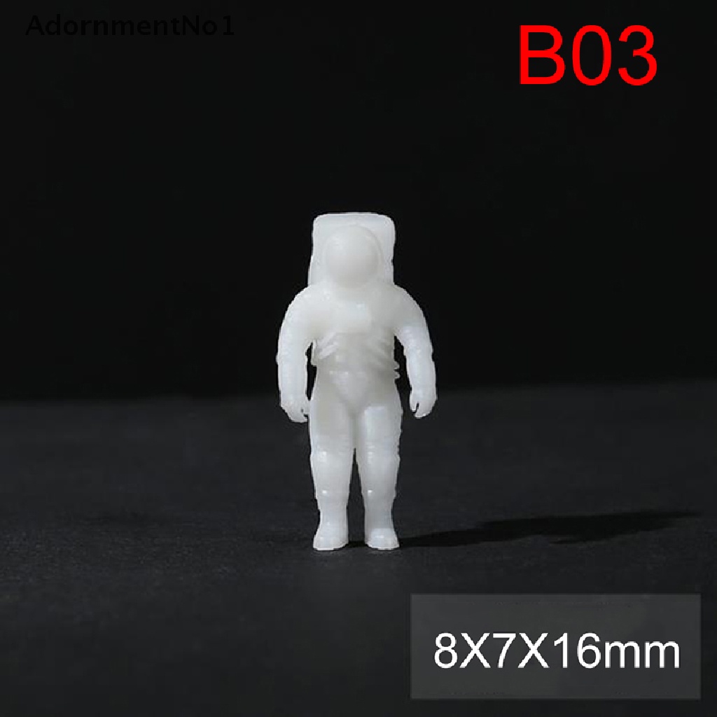 (AdornmentNo1) Cetakan Resin Bentuk Astronot Mini Bahan Silikon Untuk Membuat Perhiasan