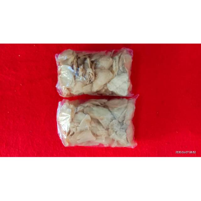 Krupuk kerupuk mentah ikan tengiri enak khas situbondo kemasan 500 gram