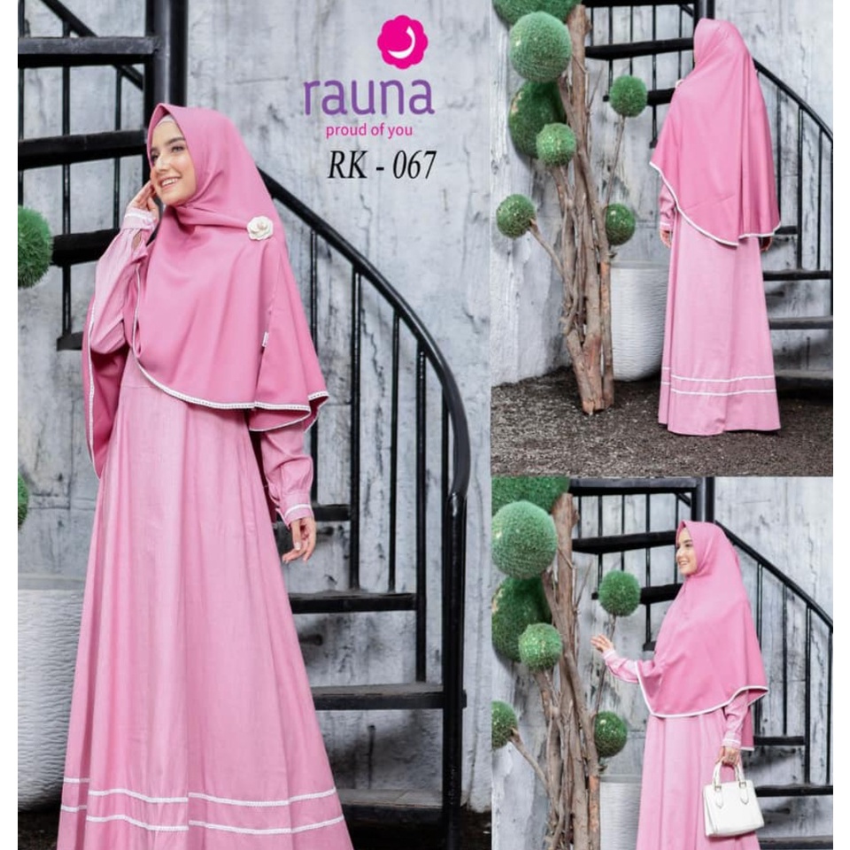 Dress Muslim Wanita / Gamis Rauna RK- 67 / Fashion Muslim