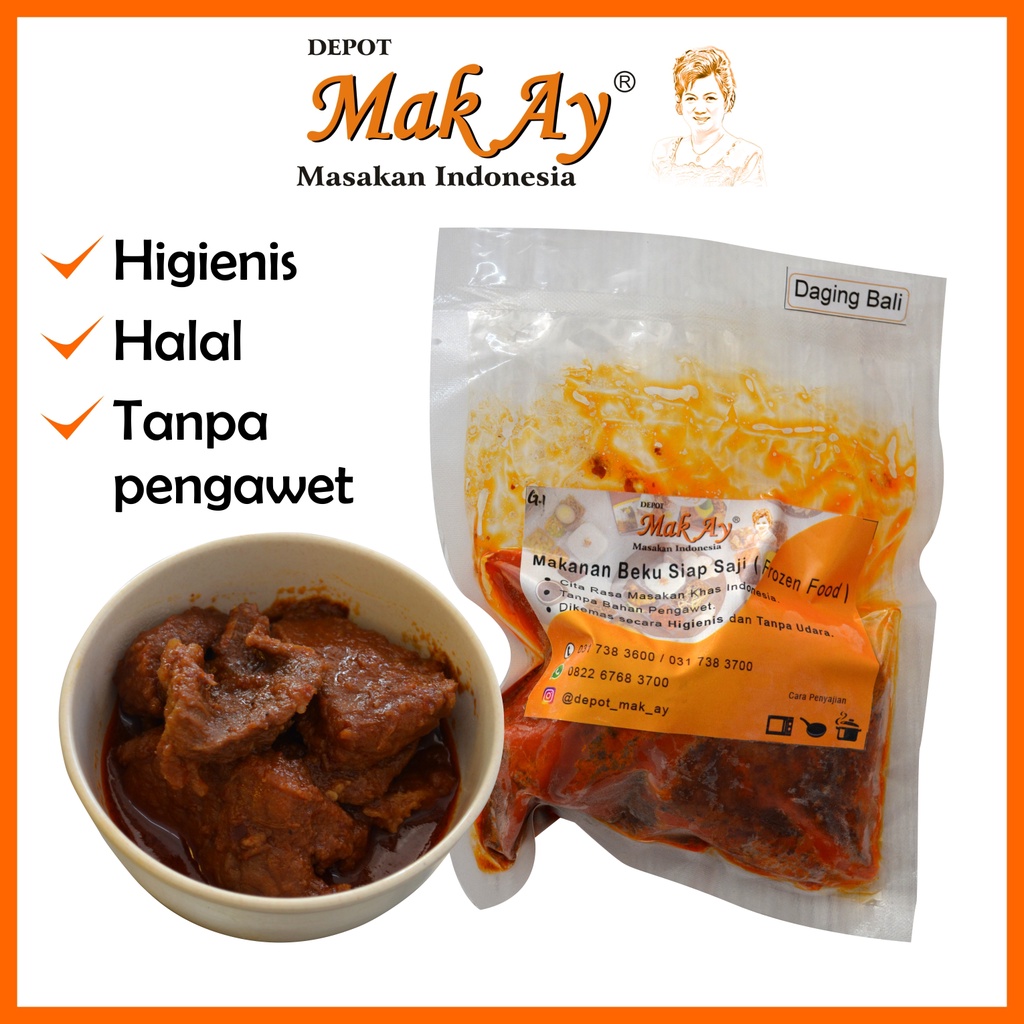 

Daging Bali FROZEN FOOD | Makanan | Olahan | Halal | Beku | Siap Saji | Murah | Surabaya