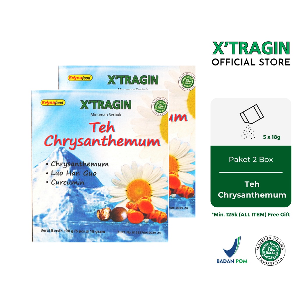 

Paket 2 Box X'TRAGIN Teh Chrysanthemum Minuman Serbuk