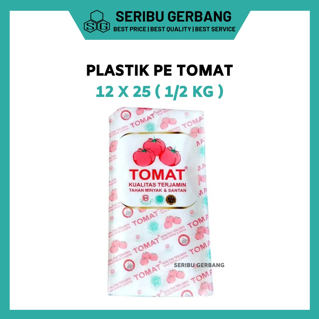 Jual Plastik Pe Merk Tomat 12 X 25 12 Kg Kantong Plastik Air Es Gula Kuah Shopee Indonesia 1963