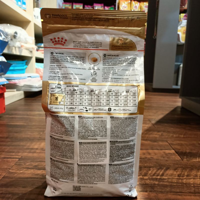 Royal Canin Poodle Adult 1.5Kg / makanan Anjing Khusus Poodle