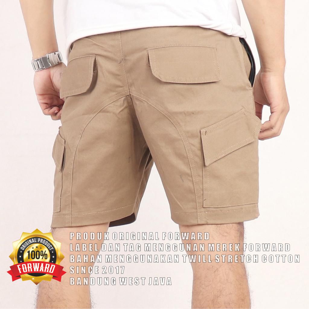 Celana Chino Pendek Pria Kerja Harian Santai Casual Formal Size 27-34 Forward system