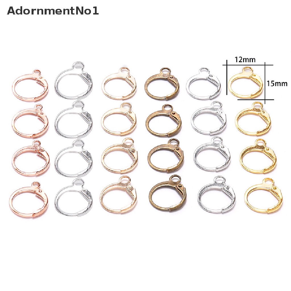 (AdornmentNo1) 20pcs / Setting Base Hoops / Kait Anting Gantung Untuk Membuat Perhiasan DIY