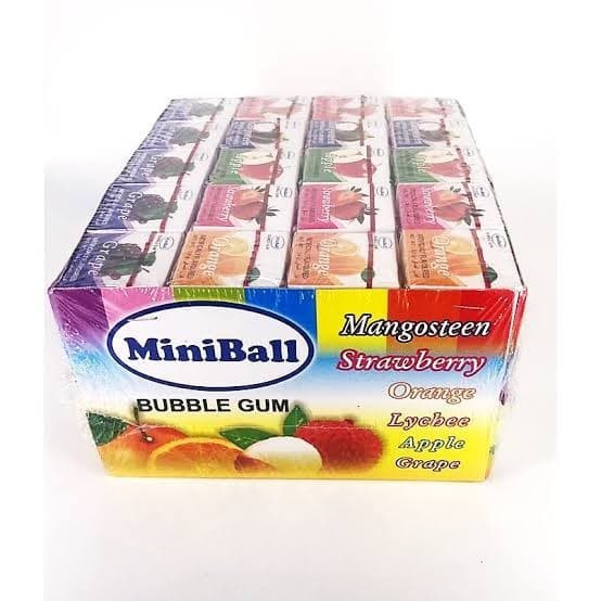 

permen miniball gum 100 pcs permen karet jadul