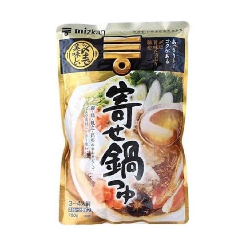 

Mizkan yosenabe tsuyu straight hotpot soup 750 gr